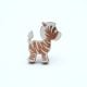 Handmade Acacia Wood Zebra Knob for Kids Furniture